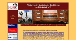 Desktop Screenshot of musik-in-glueckstadt.com